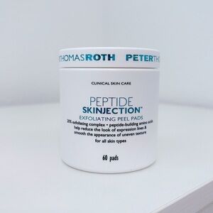 NEW PETER THOMAS ROTH Peptide Skinjection Exfoliating Peel Pads (60 pads)